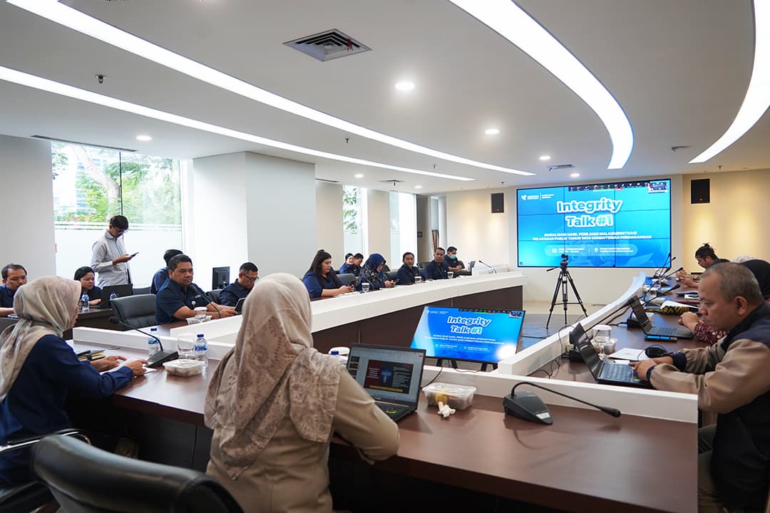 Sosialisasi Hasil Penilaian Maladministrasi Pelayanan Publik Tahun 2025 Kementerian Perdagangan