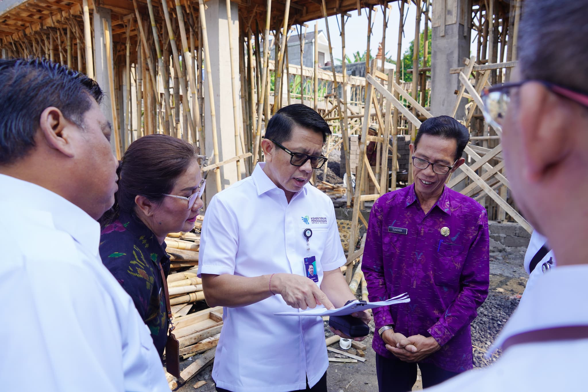 Inspektur Jenderal Tinjau Proses Pasar Rakyat Talepud di Kabupaten Gianyar Provinsi Bali