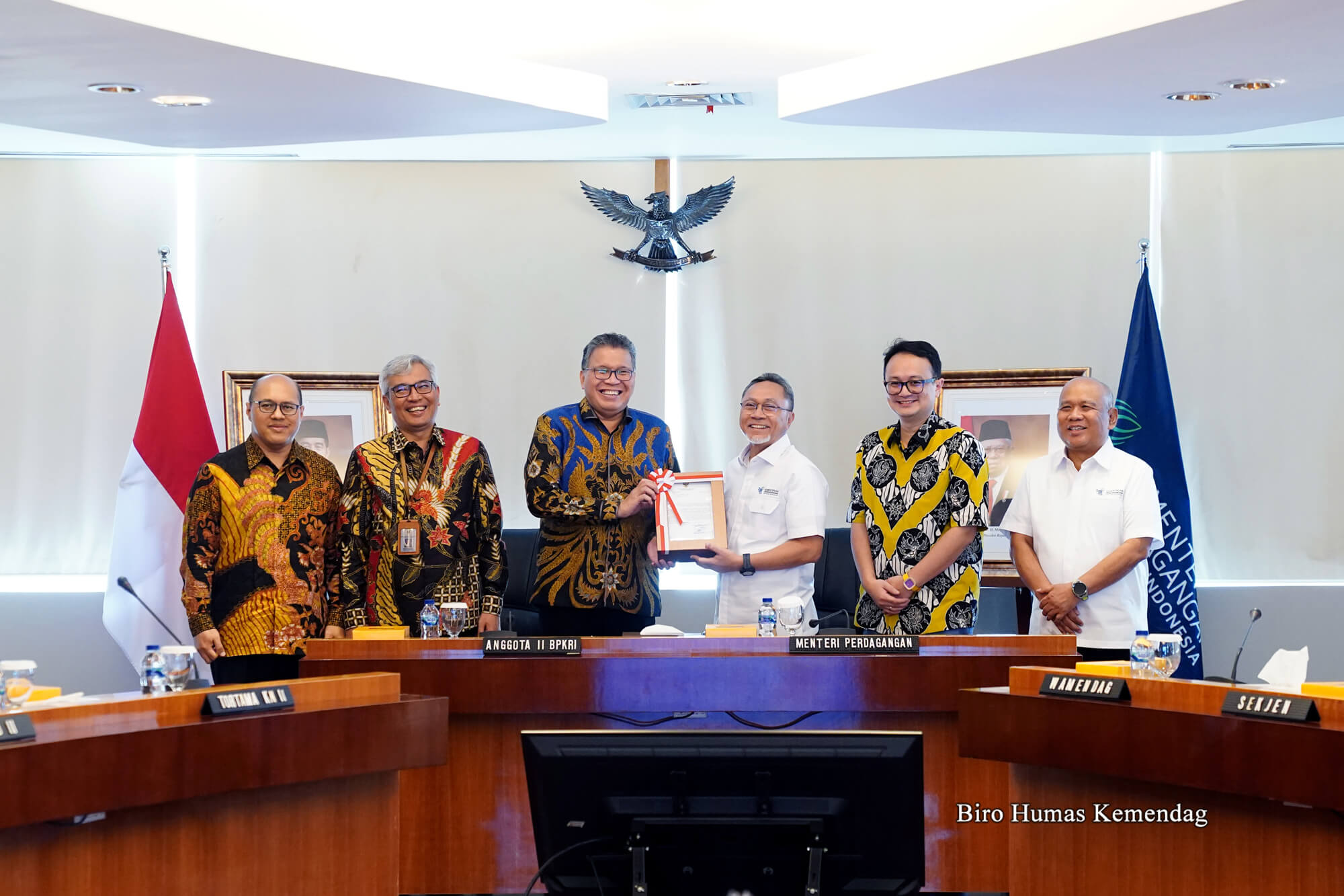 Kemendag Menerima Opini Wajar Tanpa Pengecualian Wtp Atas Laporan