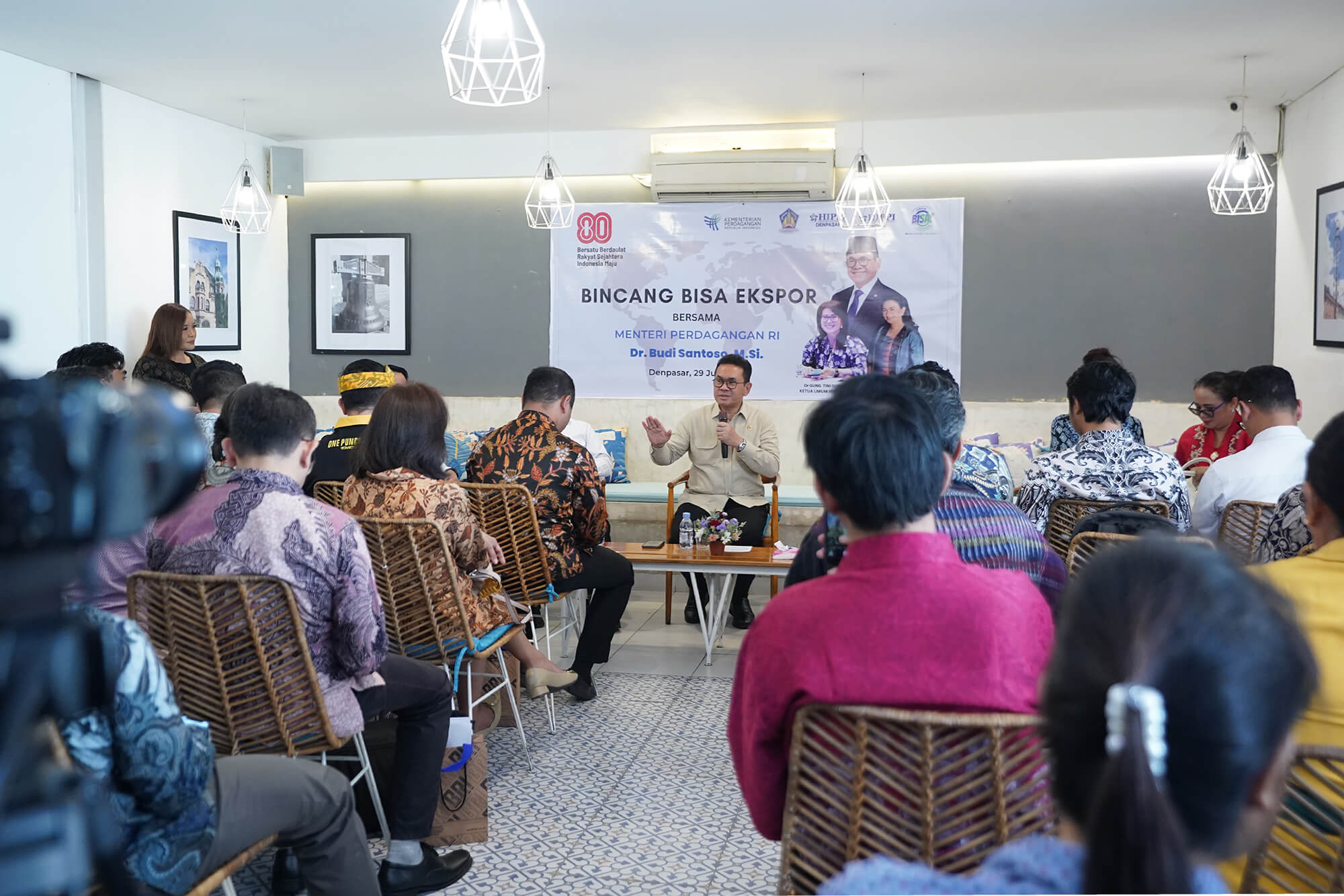 Mendag pada Bincang BISA Ekspor Bersama UMKM Bali